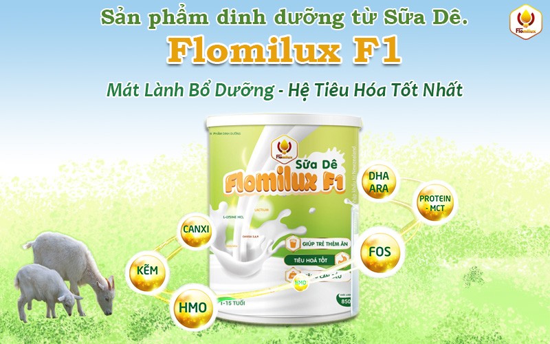 Giá Trị Nguồn Dinh Dưỡng Có Trong Sữa Dê Flomilux F1
