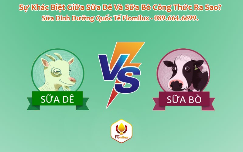 Sự Khác Biệt Giữa Sữa Dê Và Sữa Bò Công Thức Ra Sao? Sự Khác Biệt Giữa Sữa Dê Và Sữa Bò Công Thức Ra Sao?