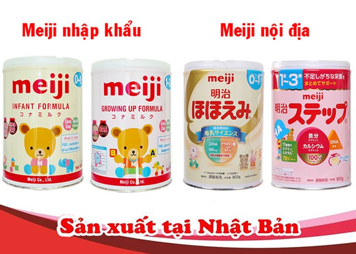 Sữa Meiji Nhật Bản