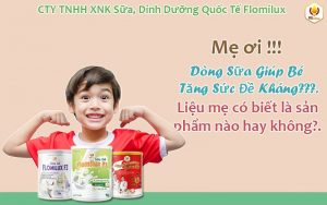 TOP 5 Sữa Giúp Bé Tăng Sức Đề Kháng