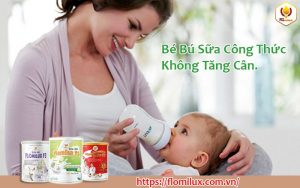 Bé Bú Sữa Công Thức Không Tăng Cân