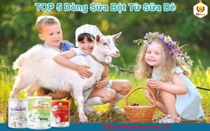 TOP 5 Dòng Sữa Bột Từ Sữa Dê